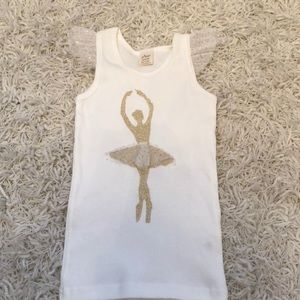 Tank with ballerina brand new never worn